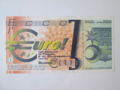 Rara!Italia 3 Euro 1997 UNC=6000 Lire experiment comunele Fiesole si Pontassieve foto