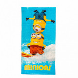 Prosop de baie sau plaja Minions, 70X 140CM, Carbotex