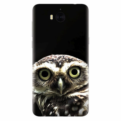 Husa silicon pentru Huawei Y5 2017, Owl In The Dark foto