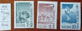 FINLANDA-1951-'' CRUCE-ROSIE''--PASARI-Serie completa-stampilat'' -Vezi-Scan