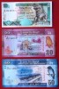 SET LOT SRI LANKA 10 + 20 + 50 RUPEES RUPII 2006 2020 2022 UNC necirculate **