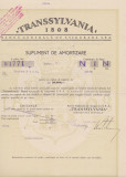 TRANSSYLVANIA 1868 SUPLIMENT DE AMORTIZARE BANCA GENERALA DE ASIGURARE SIBIU XF, Europa