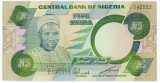 NIGERIA █ bancnota █ 5 Naira █ 1979-1984 █ P20c █ UNC █ necirculata