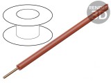 Cablu S&acirc;rmă Cu 0,2mm2 PVC Roșu 100m 60V
