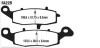 Placute Frana Fata EBC FA229 (MX_NEW FA229PE) Moto
