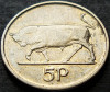 Moneda 5 PENCE - IRLANDA, anul 1993 * cod 1812, Europa