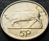 Cumpara ieftin Moneda 5 PENCE - IRLANDA, anul 1993 * cod 1812, Europa