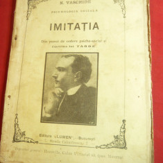 N.Vaschide - Imitatia dpdv psiho-social, Doctrina lui Tarde -cca.1900 -Ed.Lumen