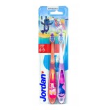 Set de 2 periute de dinti pentru copii, 6-9 ani, Jordan
