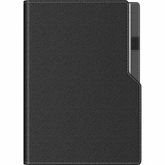 Agenda notes A5 cu arc si decupaj neagra