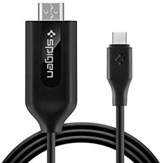 Cablu Date Usb-C la HDMI Spigen 2m Negru foto