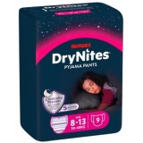 Scutece chilotel pentru noapte Huggies DryNites 8-15 yrs, Girl, 27-57 kg, 9 buc