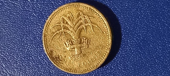 Moneda United Kingdom 1 One Pound 1990 Regina Elezabeth 2