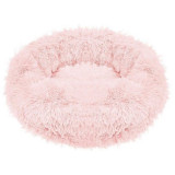 Culcus moale, pentru caine/pisica, roz murdar, 40 cm, Springos