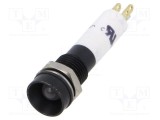Lampă LED concav 24VDC &Oslash;9mm roşu/verde/galben CML