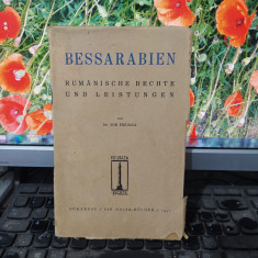 Ion Frunză, Bessarabien, Rumanische Rechte und Leistungen, Basarabia, 1941, 193