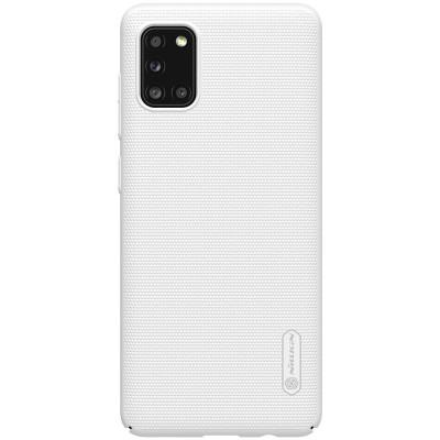 Husa Plastic Nillkin Super Frosted pentru Samsung Galaxy A31, Alba foto