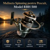 Mulineta Spinning pentru Pescuit, Model RBH 500