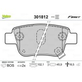 Valeo set placute frana, frana disc First