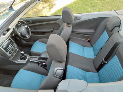 Scaune fata spate FORD FOCUS CC CABRIO albastru cu negru textil foto