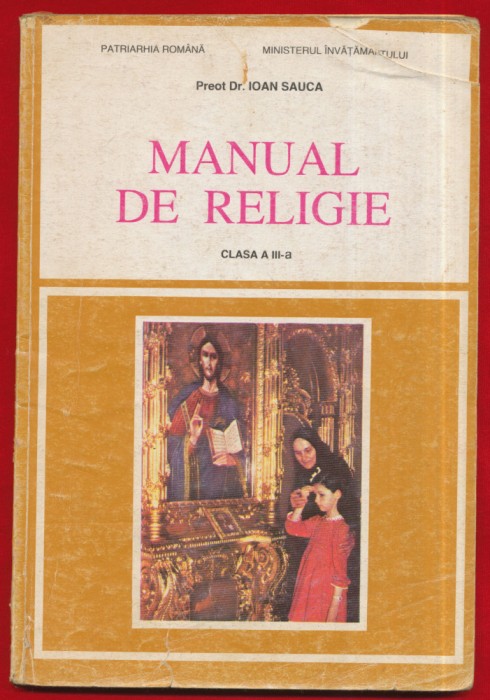 Manual de religie clasa a III-a 1996