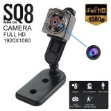 Cumpara ieftin Mini Camera Spion Full HD SQ8 Senzor Miscare Stabilizator Imagine 1080p Night Vision Compacta Unghi 90 Grade USB AV