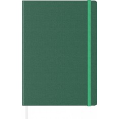 Agenda notes A5 Velvet cu elastic Emerald