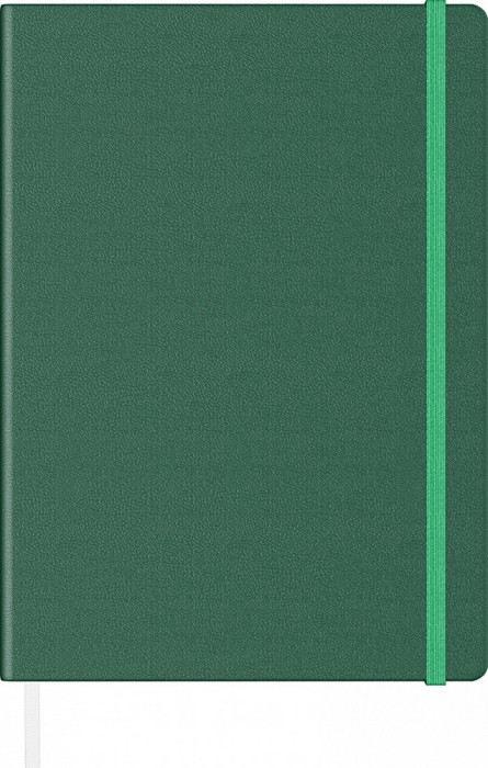 Agenda notes A5 Velvet cu elastic Emerald