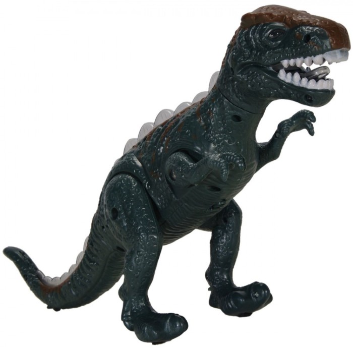 Dinozaur creativ si educativ pentru copii, are sunete si lumini, negru