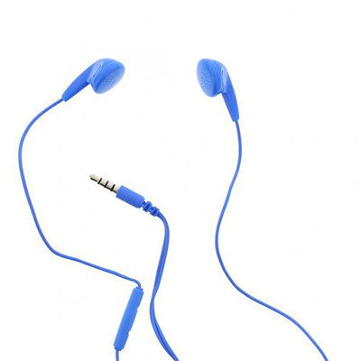 Casca in ureche 3.5 mm albastru EB95 cu microfon Maxell foto