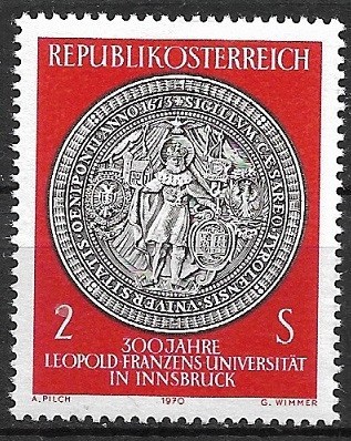 B2053 - Austria 1970 - Aniversari ,neuzat,perfecta stare