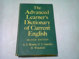 THE ADVANCED LEARNER&#039;S DICTIONARY OF CURRENT ENGLISH - A.S. HORNBY