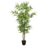 Cumpara ieftin Arbore din bambus artificial 828 de frunze 150 cm verde