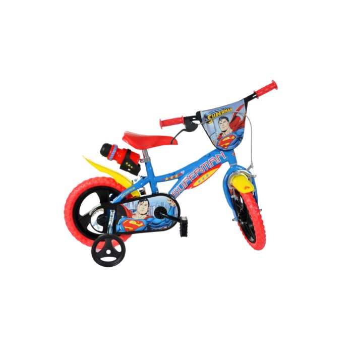 Bicicleta copii 12&quot; Superman PlayLearn Toys