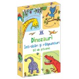 Dinozauri - Intrebari si raspunsuri - 50 de Jetoane