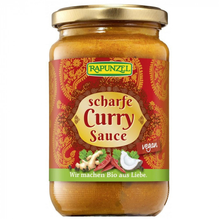 Sos Curry Iute Vegan Bio 330 mililitri Rapunzel