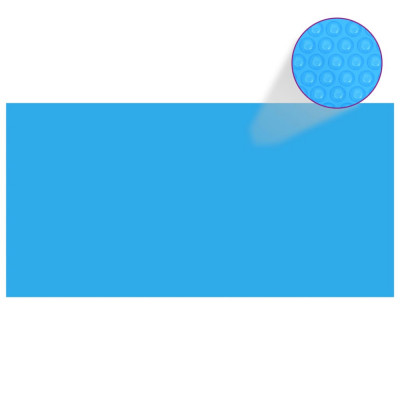 vidaXL Prelată piscină, albastru, 600 x 300 cm, PE foto