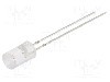 Dioda LED, 5mm, galbena, 100...150mcd, 10...15mA, 12V, OPTOSUPPLY - OSY5JA5MC1B-12V
