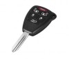 Carcasa cheie Topautochei&reg; pentru Chrysler Dodge Jeep 6 butoane , suport baterie si folie parte electronica, Fara Brand