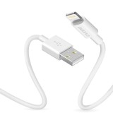 Cablu Date &amp; Incarcare 3A APPLE Lightning (Alb) 1m Dudao L1L