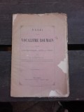 ESSAI SUR LE VOCALISME ROUMAIN - G.D. GEORGIAN (CARTE IN LIMBA FRANCEZA, TEZA DE DOCTORAT)