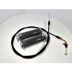 Mansoane + Cablu Acceleratie Scuter 2T