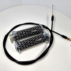 Mansoane + Cablu Acceleratie Scuter 2T
