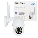 Resigilat : Camera supraveghere video wireless PNI IP840 WiFi, PTZ, 8MP 4K, slot m