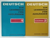 DEUTSCH EIN LEHRBUCH FUR AUSLANDER SCHUSSEL 1 - 2 ( MANUAL GERMAN PENTRU STRAINI ) VOL. I - II von KURT MOSLEIN , 1970
