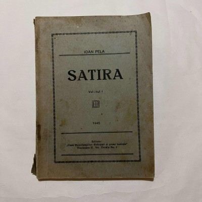 Ioan Pela - Satira - Vol. 1 foto