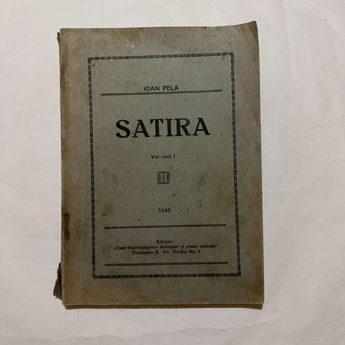 Ioan Pela - Satira - Vol. 1