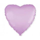Balon Folie Satin Inima Lila- 45 cm