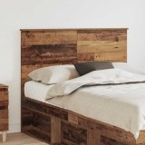 vidaXL Tăblie cap cu headboard Lemn Vechi 120 cm Lemn compozit 887789