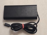 Incarcator laptop original Dell 20V la 6.5A 130W mufa: USB Type-C - poze reale